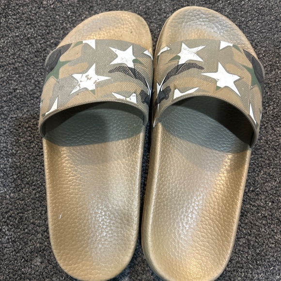 Valentino army green star slides six 8 - Picture 3 of 4